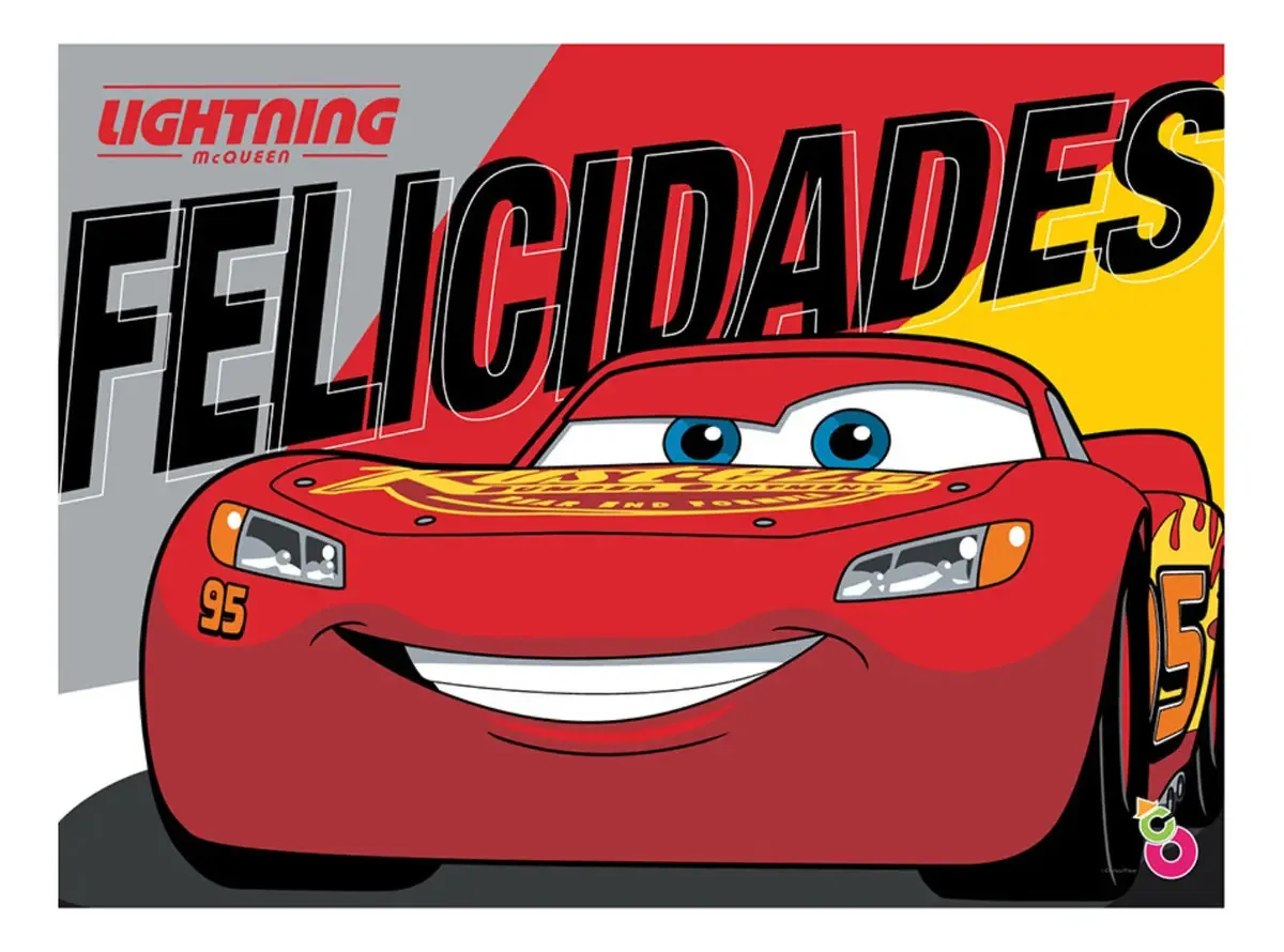 Poster Cars Birthday Deco Disney Poster