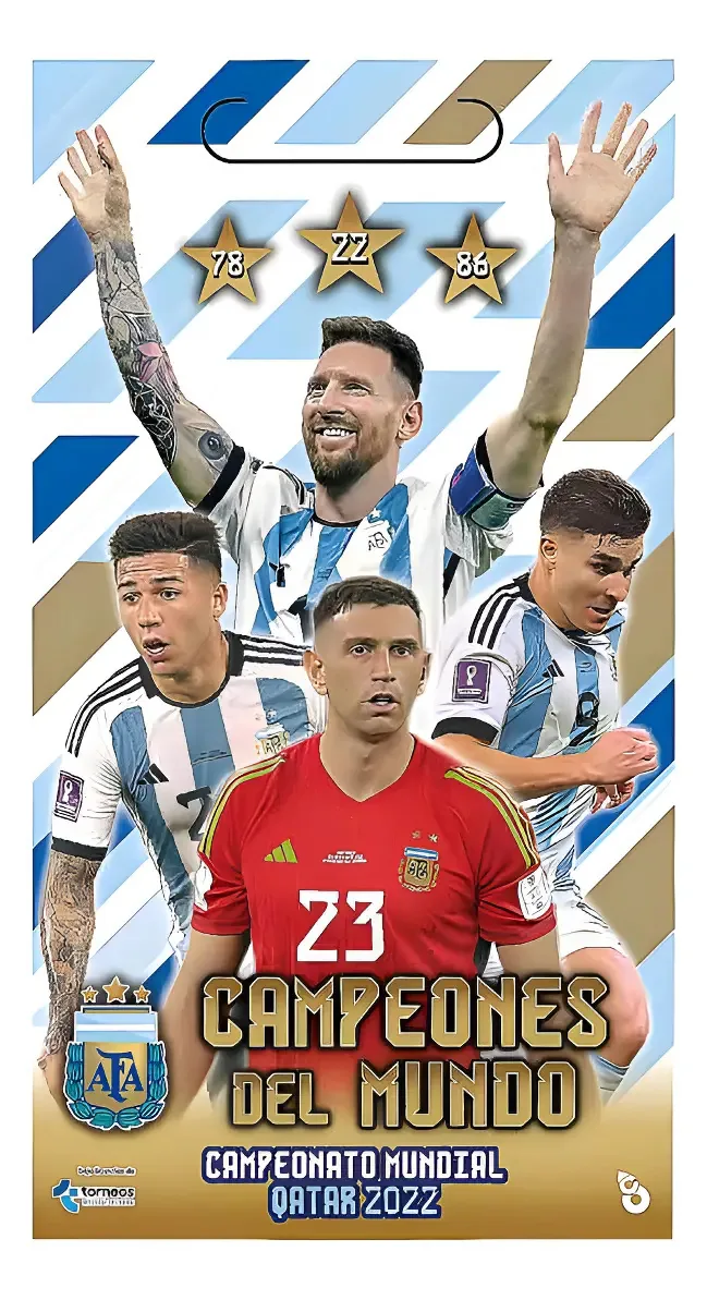 Bolsa Piñata Seleção Argentina X10 Celeste Seleção Argentina Grande Seleção Argentina