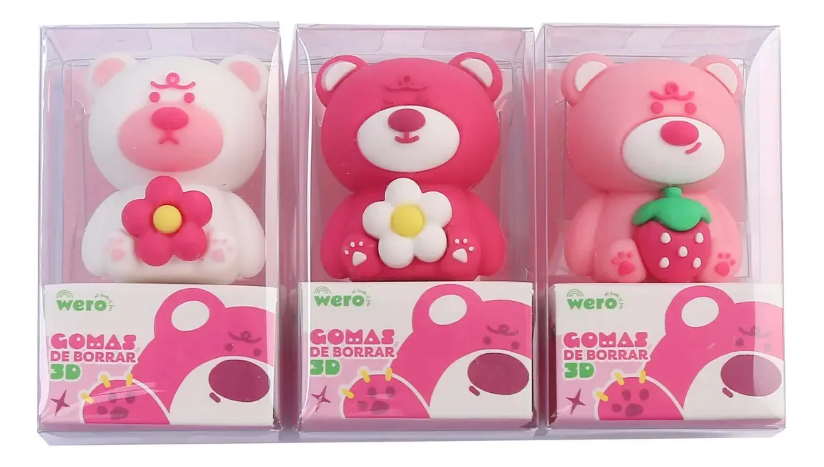 Wero Goma Mr. Bear 3d Bear Lotso We4023