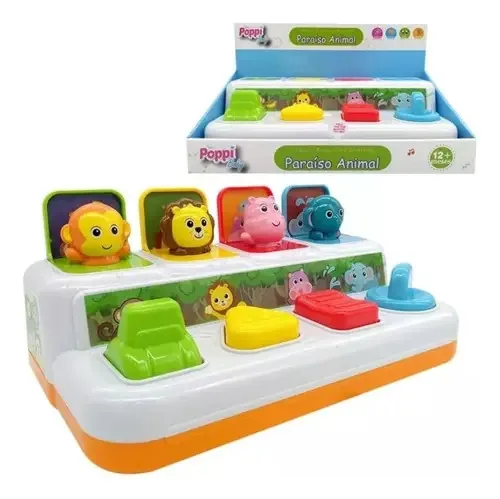 Brinquedo educativo Poppi 6757 Animal Paradise Board