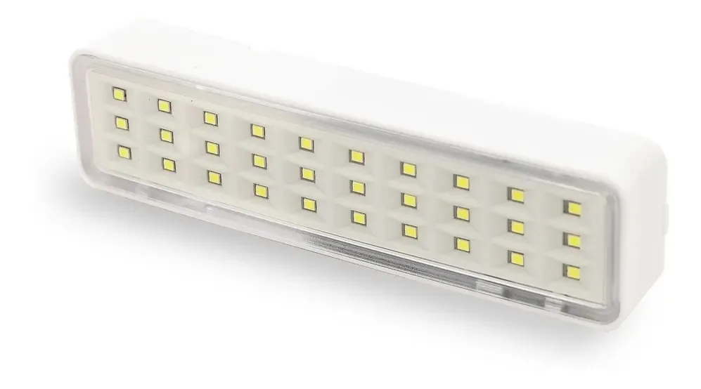 Luzes: Luz de emergência, 30 Leds, recarregável, envio