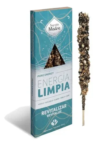 Unidade de fragrâncias Sahumerios Clean Energy Sagrada Madre X3 Revitalize