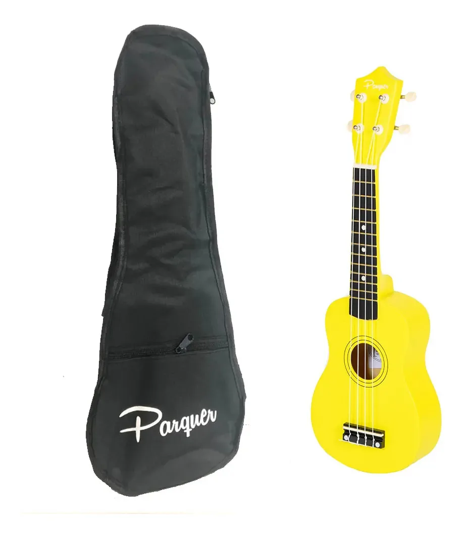 Ukulele acústico soprano Parquer FZU-002 amarelo