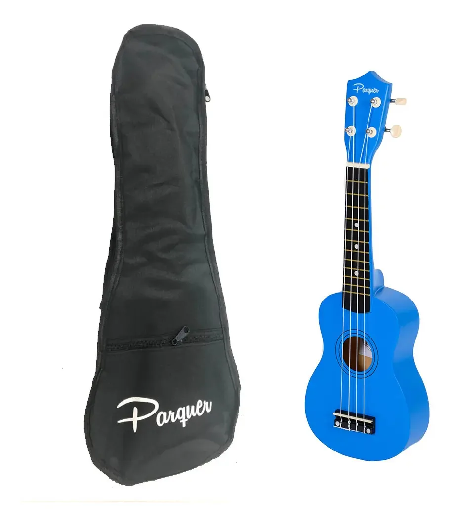 Ukulele acústico soprano Parquer FZU-002 azul