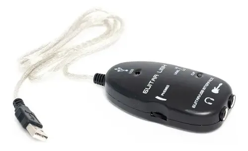 Interfaz Audio Hügel Usb Pc Guitarra Bajo Auriculares