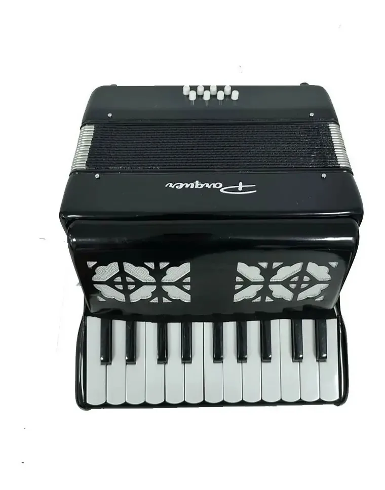Estojo Acordeon Parquer 8 Bass 22 teclas com alça preta
