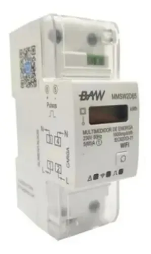 Medidor De Energia Multimedidor Baw Reseteable Smart Wifi