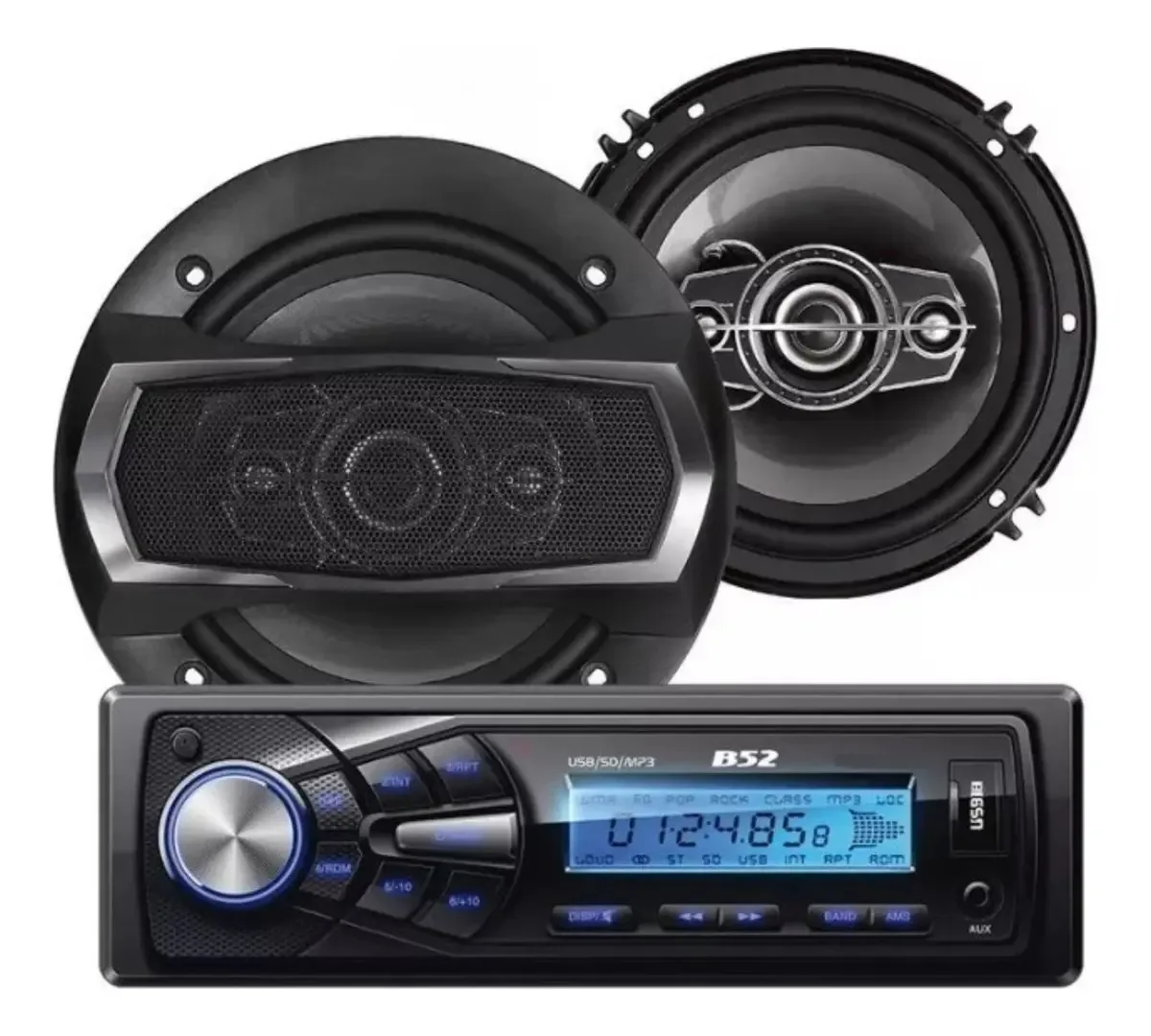 Kit de alto-falantes estéreo+ 6,5 B52 ELK-6321bt Bluetooth 500w