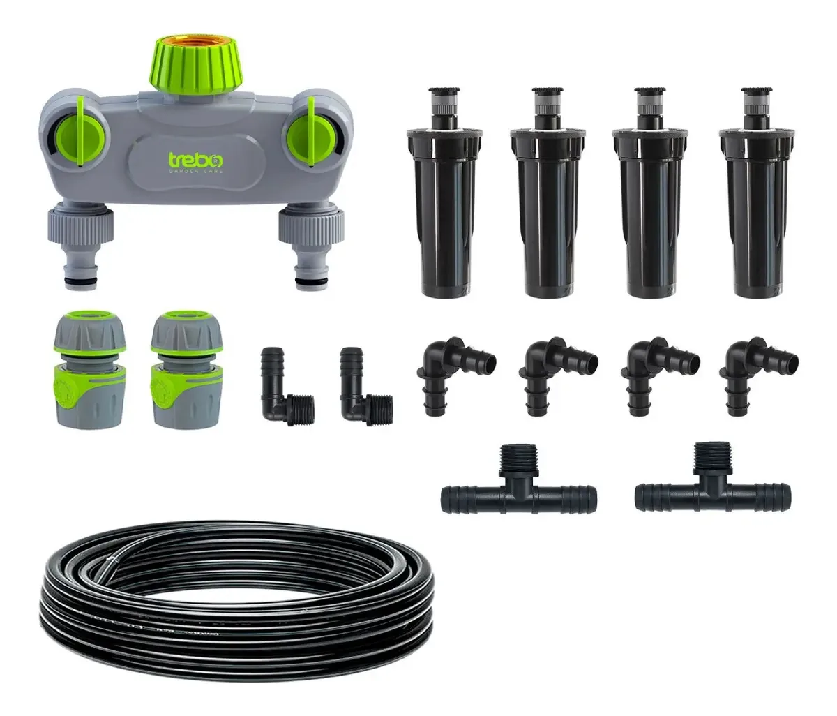 Kit de irrigação de gramado de até 260mts