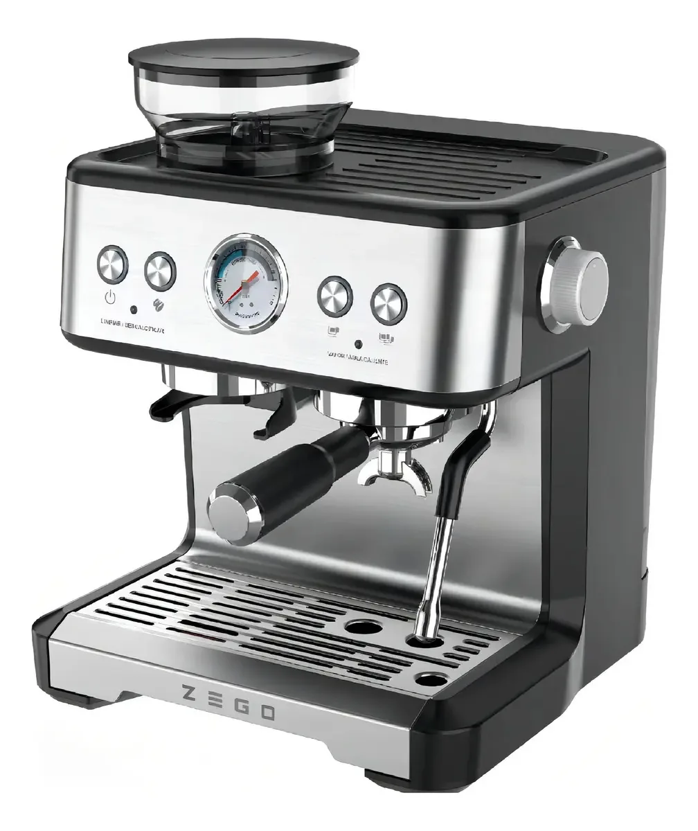 Cafeteira Zego Foodie ZCPRO2300S automática prateada expresso