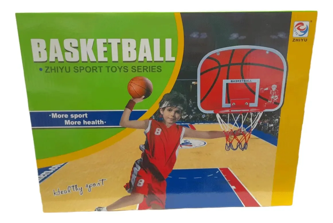 Cesta de basquete com bola incluída