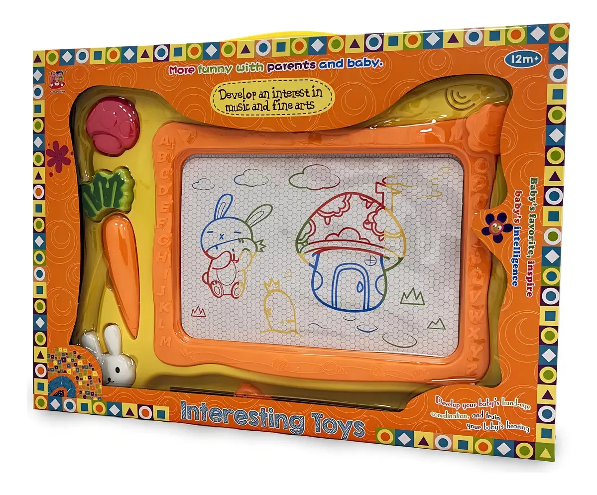 Grande quadro mágico para escrever e desenhar em cores