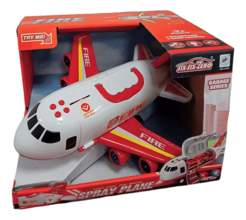 Avião com luz e som