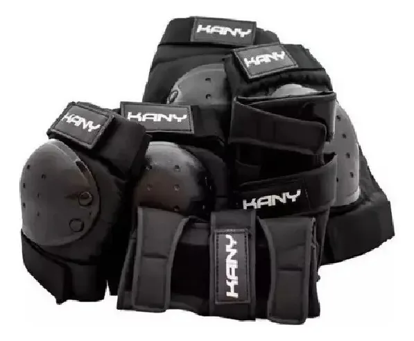 Conjunto Protecciones Rodillera Codera Muñequera Skate Patin