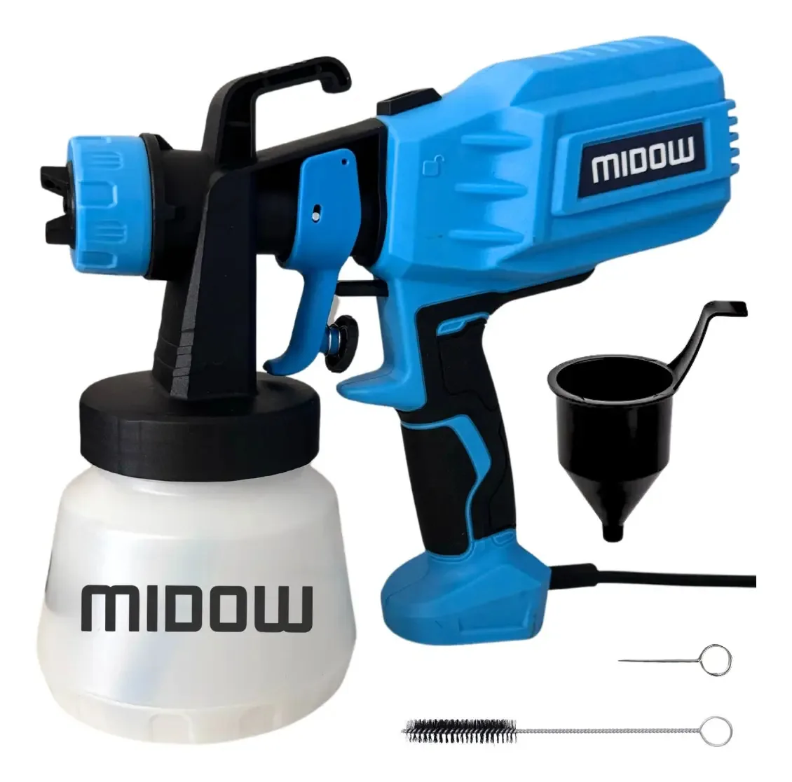 Equipamento de máquina de pintura elétrica Midow 500w 800ml 2.5mm