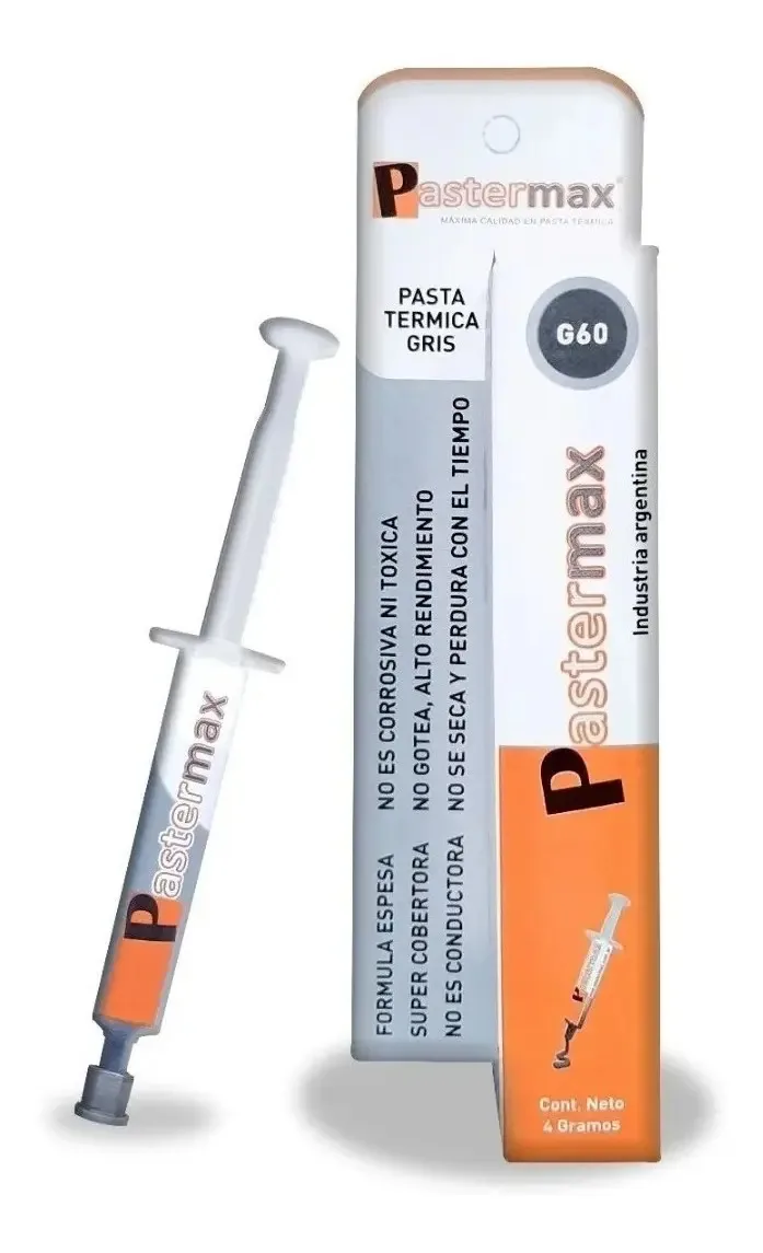 Seringa de graxa de silicone com pasta térmica Pastermax G60 9035y5
