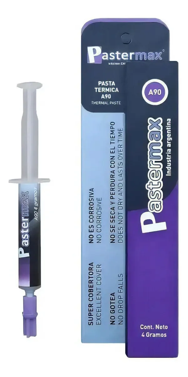 Pasta térmica de graxa para dissipador de calor de alumínio Pastermax A90 4gr