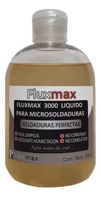 Frasco de líquido Flux Fluxmax 3000 300ml Limpeza 9039y5