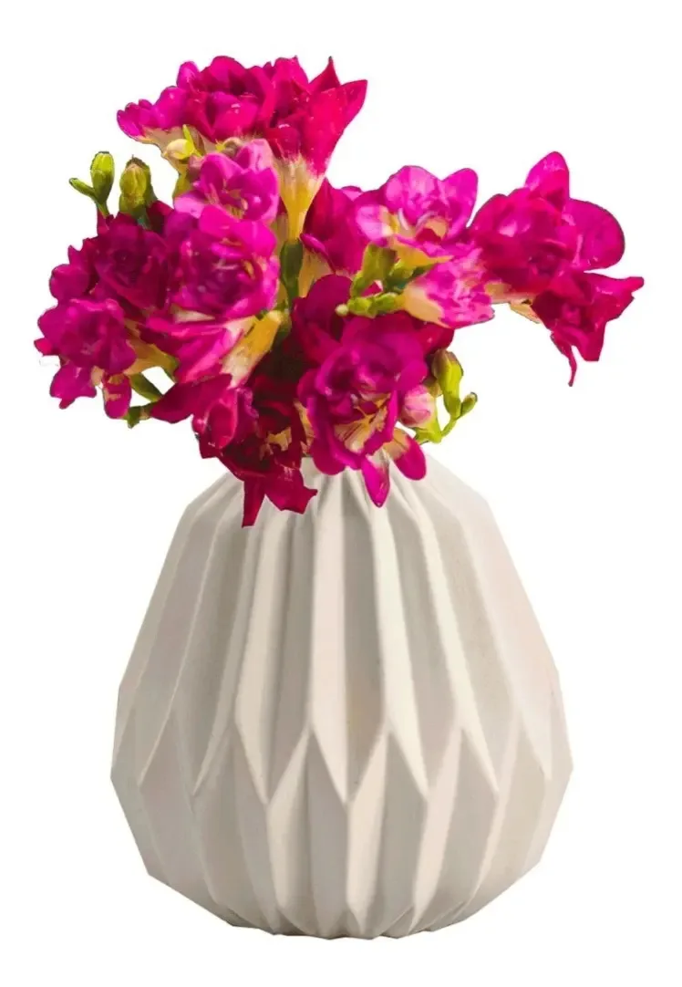 Vaso decorativo Zamibia Vaso Sashiko rosa 15cm