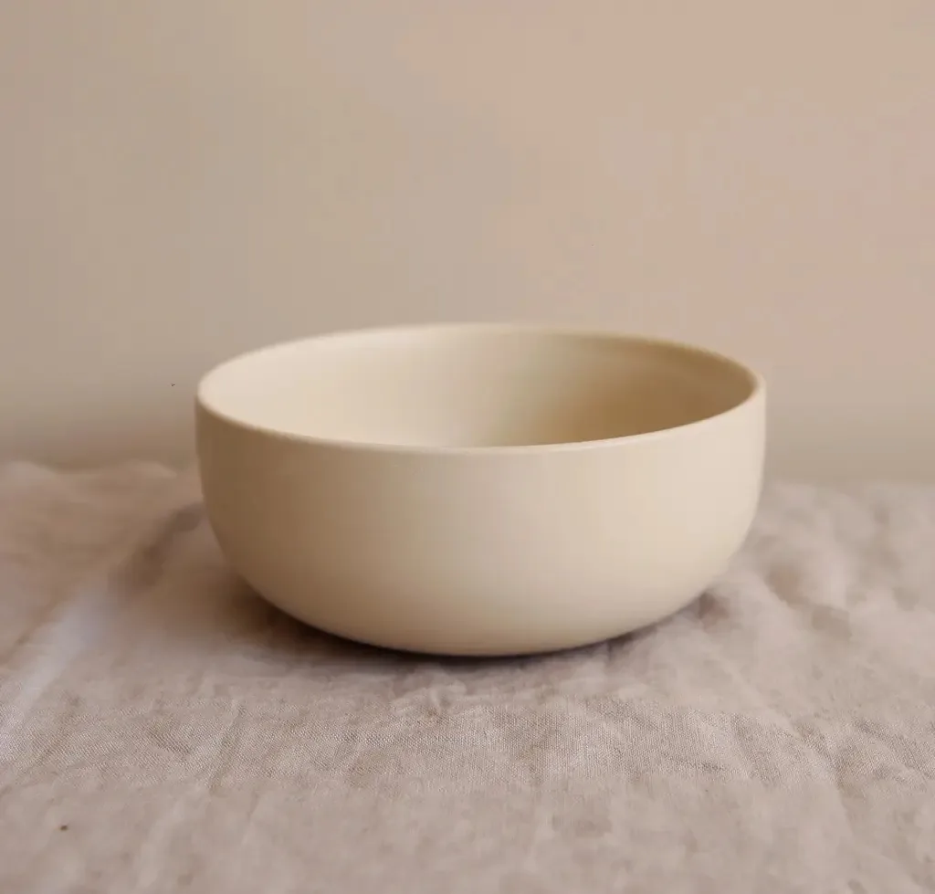 Talheres cerâmicos de cor creme Zamibia Bowl Brio
