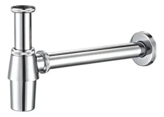 Sifão de descarga reta Gloa Chrome Color