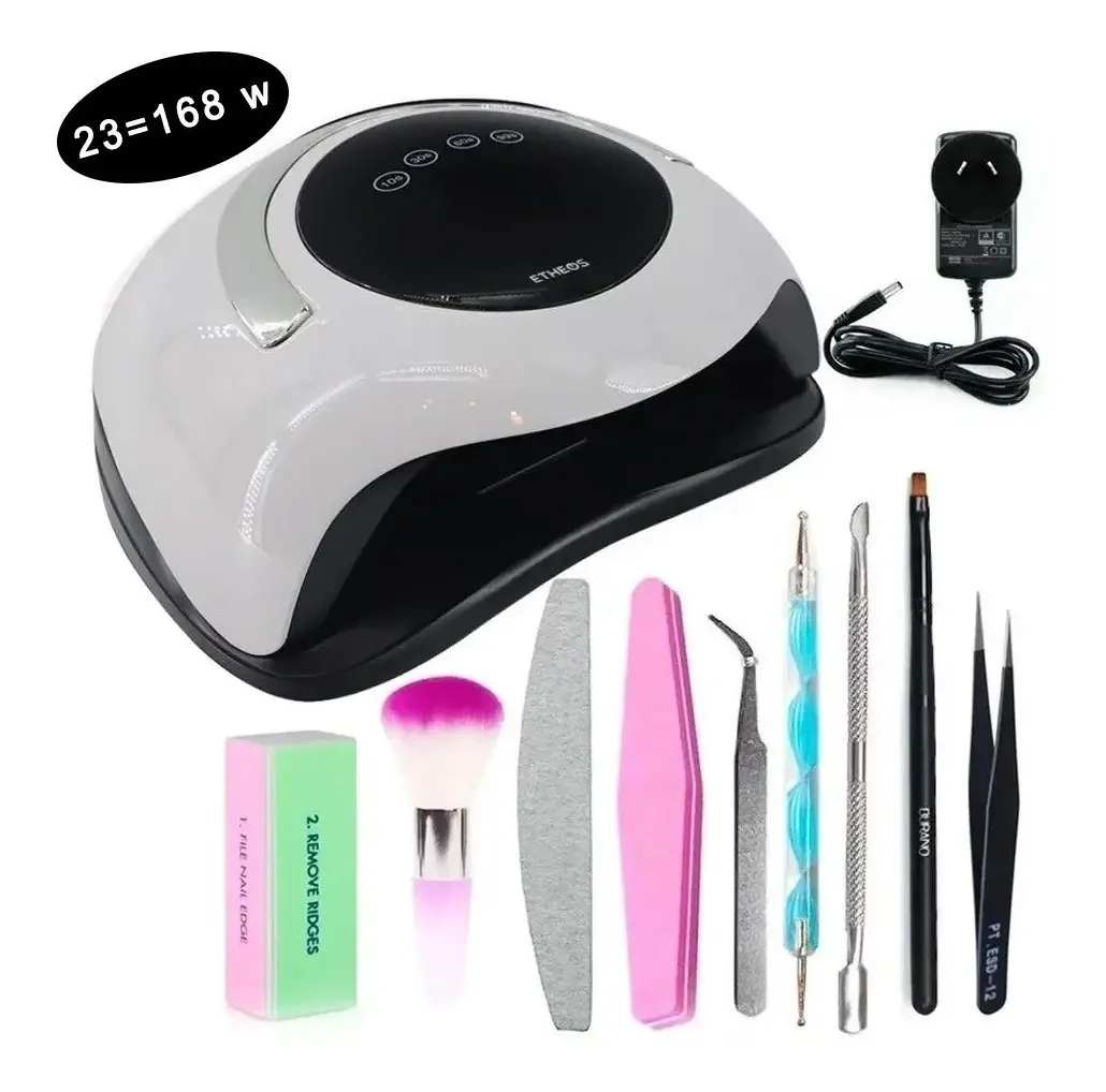 Cabine profissional de secagem rápida para unhas esculpidas em gel