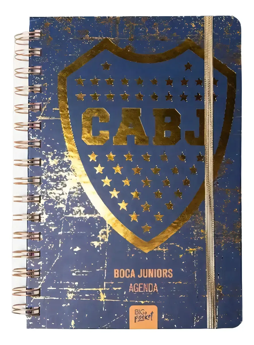 Diário 2024 PPR Agendas L4AGE15BOPER cor azul com design Boca