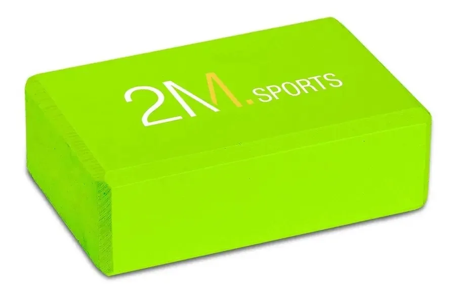 Yoga Block Brick Brick Taco Fitness Pilates Gym Cor verde