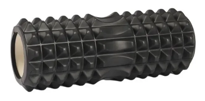 Rolo de massagem Rolo Yoga Pilates Pilates, 33 cm, preto, Eva