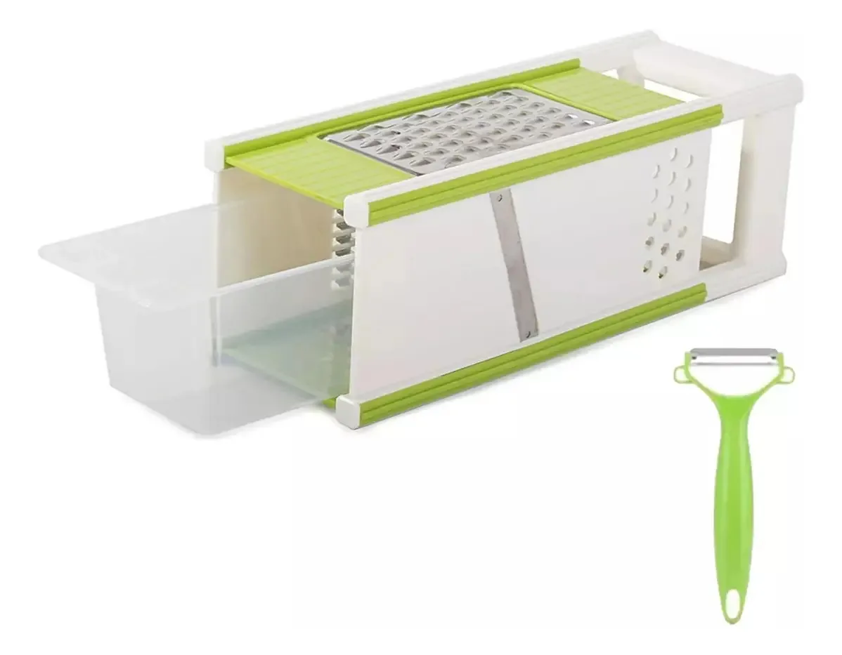 Picador manual de bandolim de vegetais Raitot Green