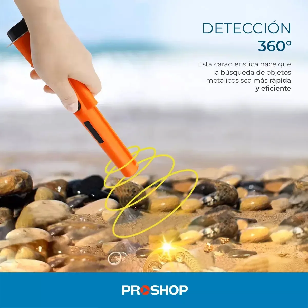 Detector de metais manual Md-2080 Portable Pin Pointer Pointer Pointer! Cor Laranja