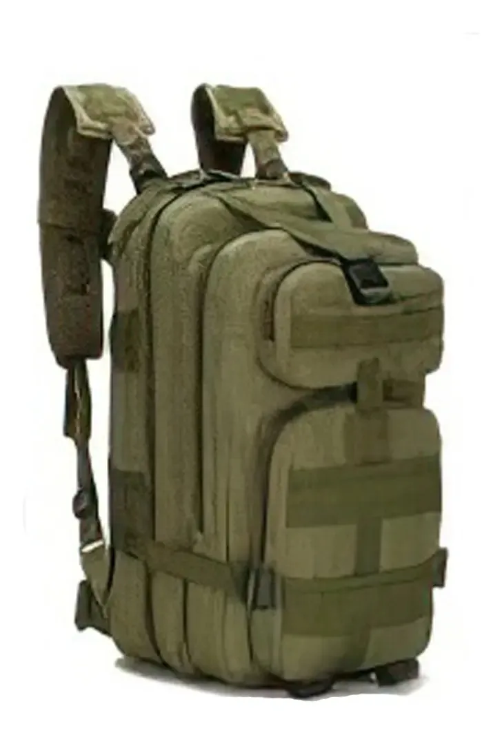 Morral Waggs Tactica, cor verde, design liso