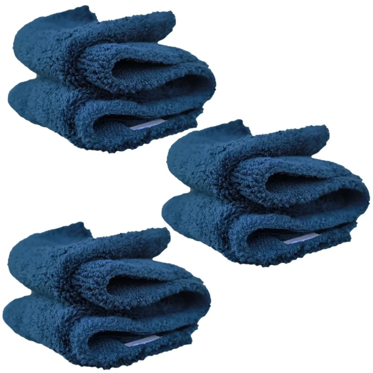 3 panos de microfibra multiuso premium 40x60 para limpeza