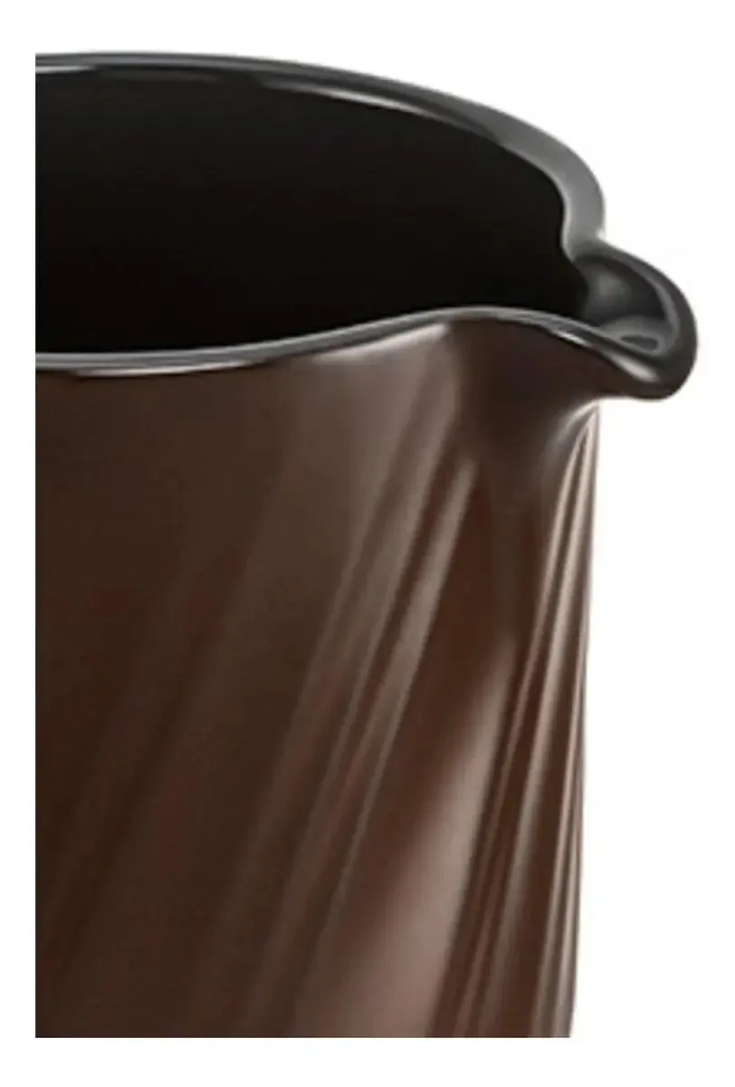 Leiteira Ceraflame De Cerâmica Espiral 0,75l Chocolate