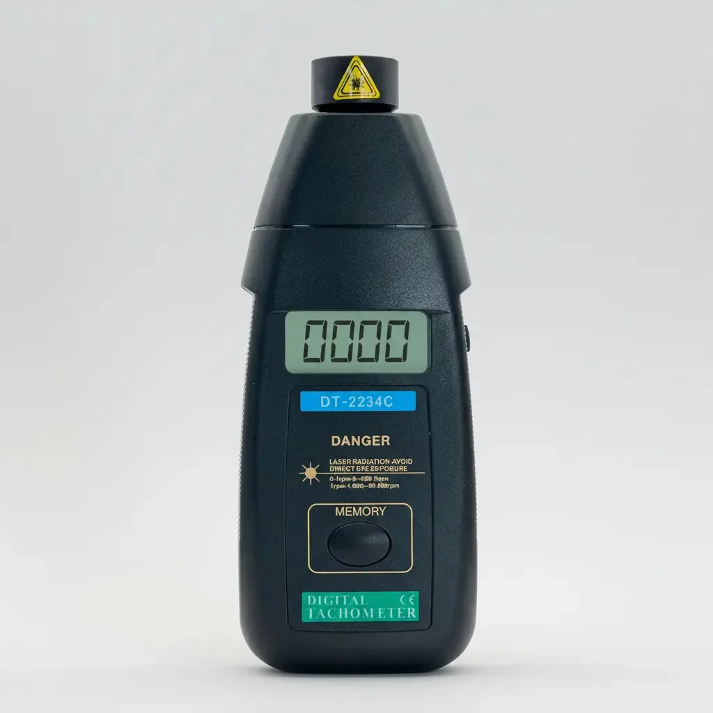 Tacômetro digital Medidor de giro a laser sem contato com correia