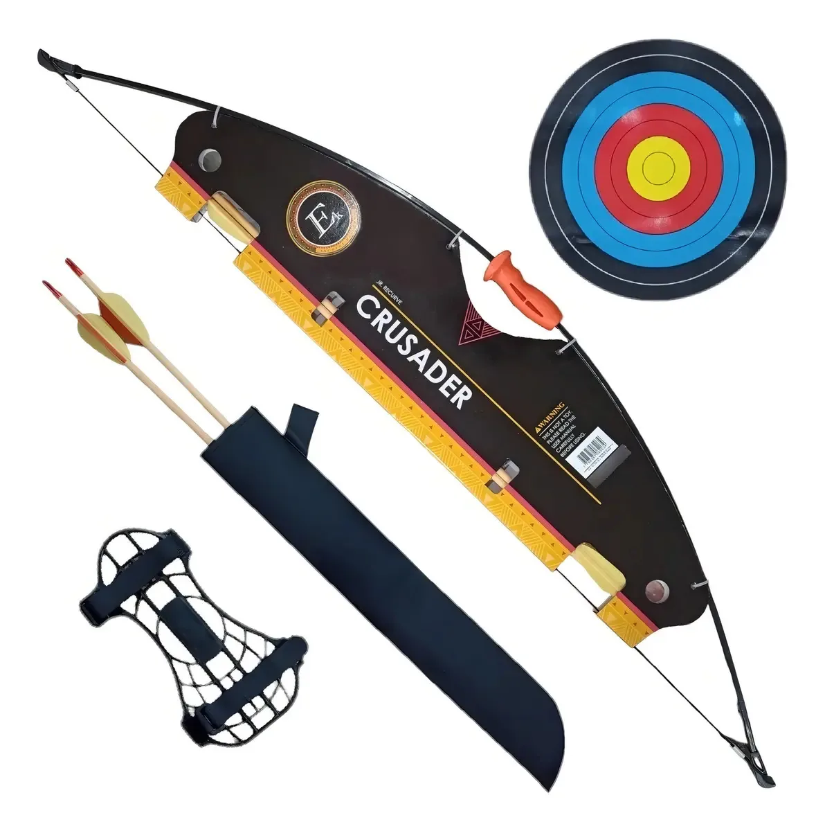 Kit Ek Crusader de 10 kg para iniciantes de tiro com arco e flecha +