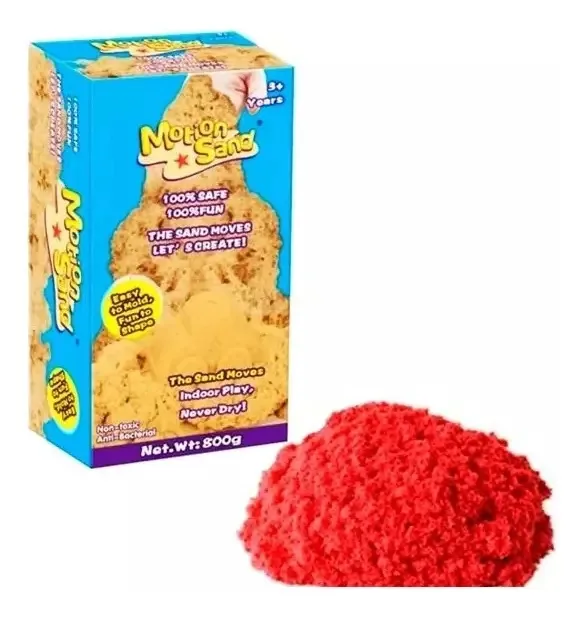 Caixa de recarga Motion Sand 800g cor vermelha