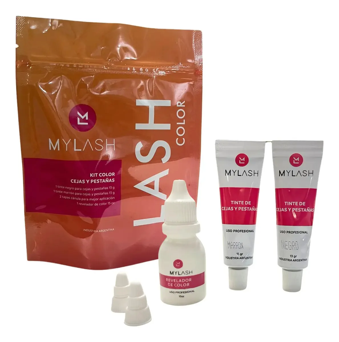 Kit profissional de cores para sobrancelhas e cílios My Lash