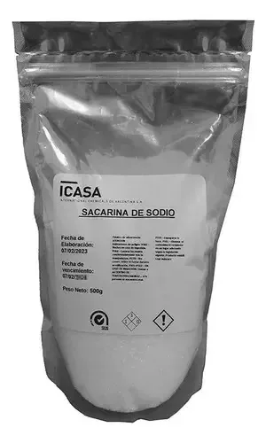 Sacarina de sódio E954ii 500g Icasa