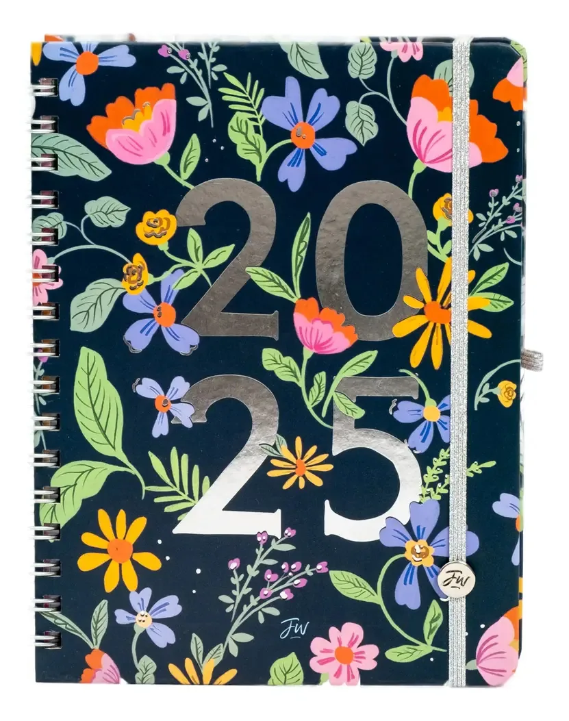 Diário azul diário Fw Trend 2025