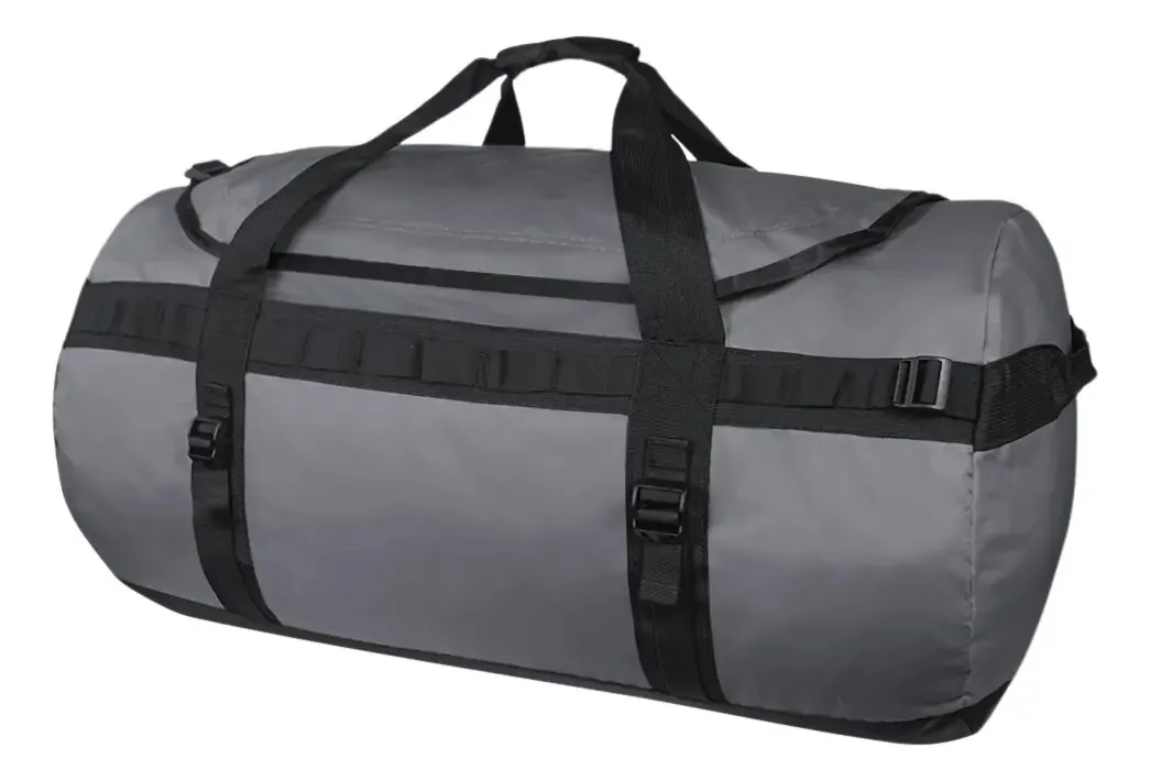 As bolsas esportivas femininas masculinas T-go Large são feitas de mochila cinza sólido