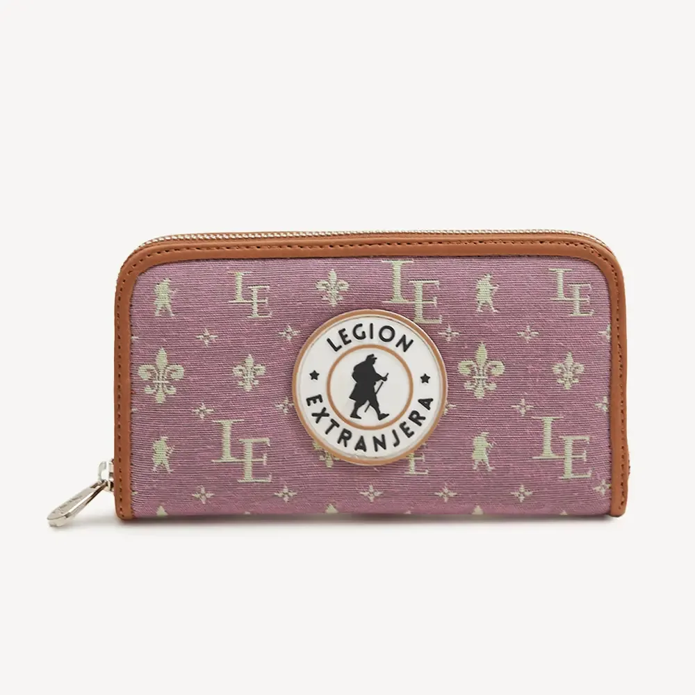 Carteira Amelie Pink Bege