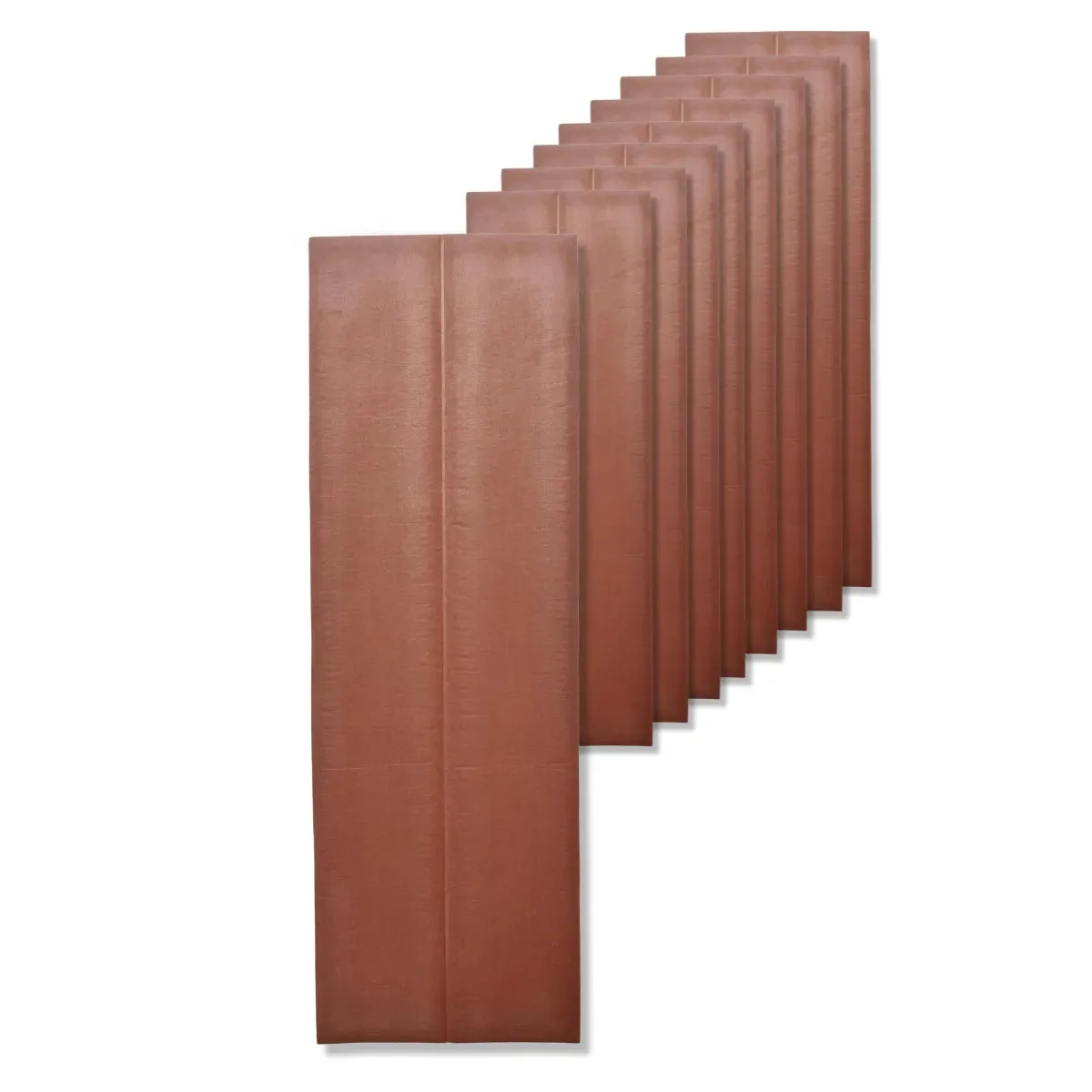 Revestimento de parede autoadesivo de 20 vinis imita camurça. Paredes de cama de veludo ideais de 23 x 69 cm, cor rosa (total de 3,17 m2) Brand Holzboden