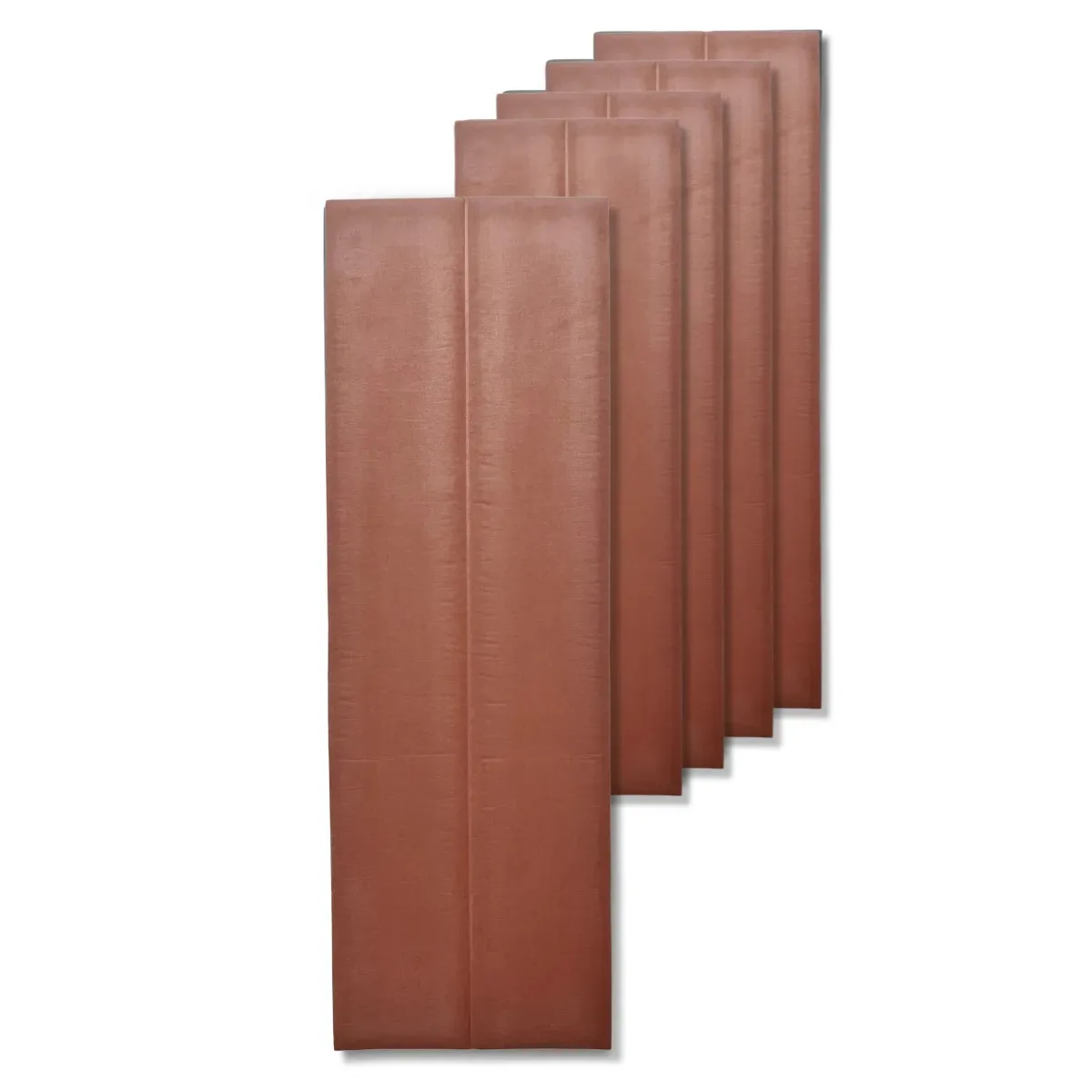 Revestimento de parede autoadesivo de 5 vinis imita camurça. Paredes de cama de veludo ideais de 23 x 69 cm rosa (0,8 m2 no total) Brand Holzboden