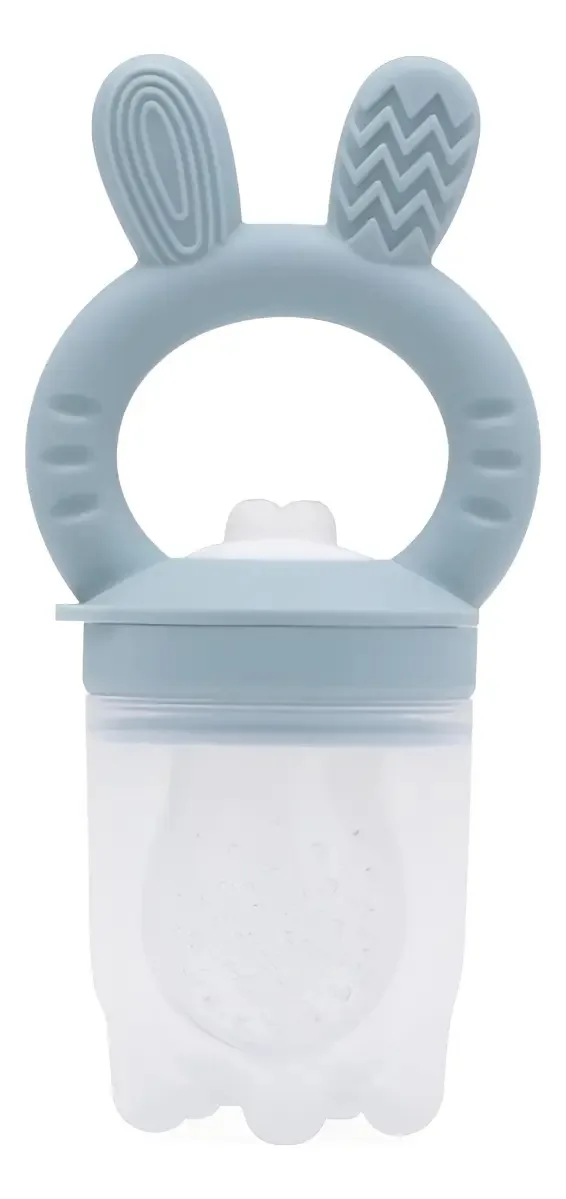 Chupeta Nursimom Baby Fruit Feeder Bunny Color Azul Claro Chupeta Tamanho 1