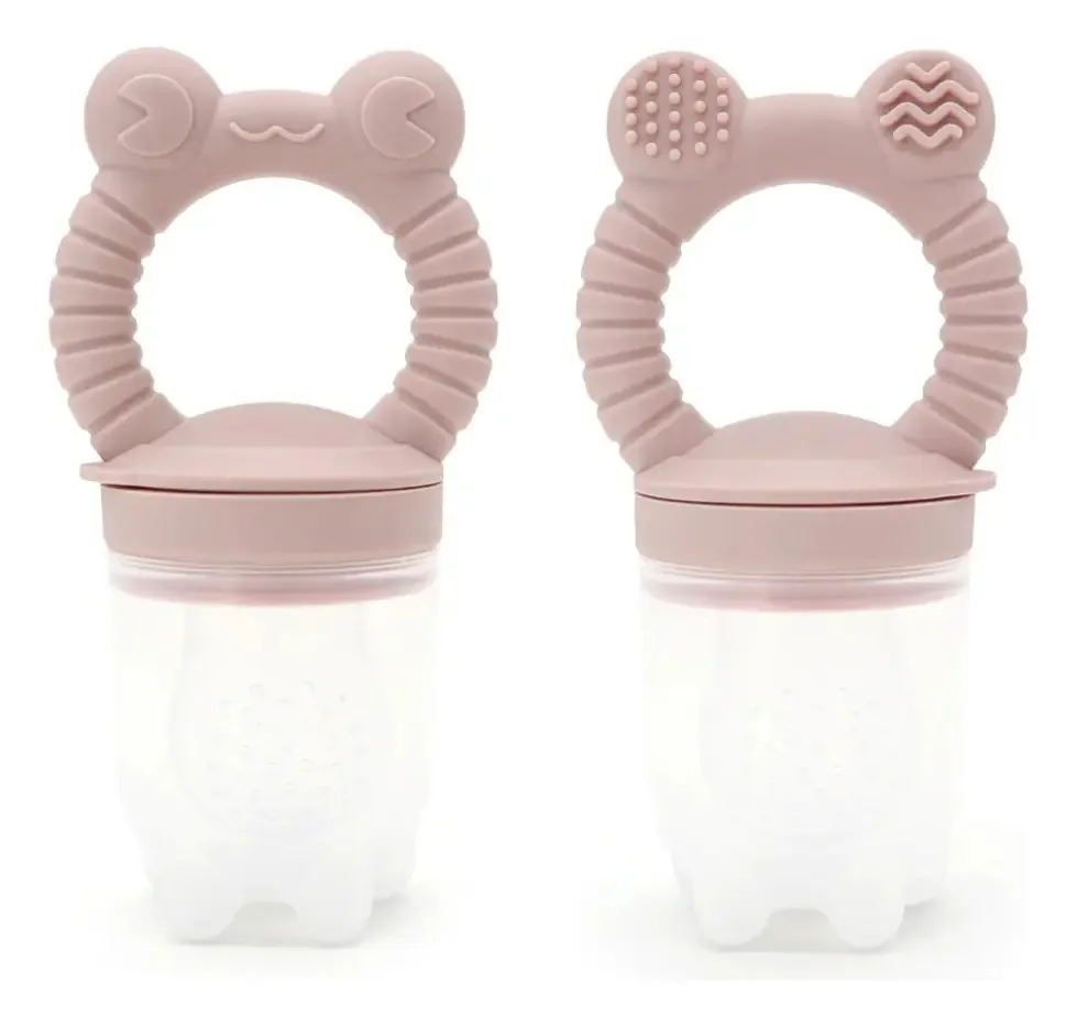 Nursimom Baby Fruit Feeder Chupeta, bochecha, rosa, tamanho da chupeta, tamanho 1