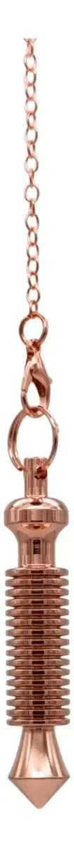 Pêndulo de bronze rosa
