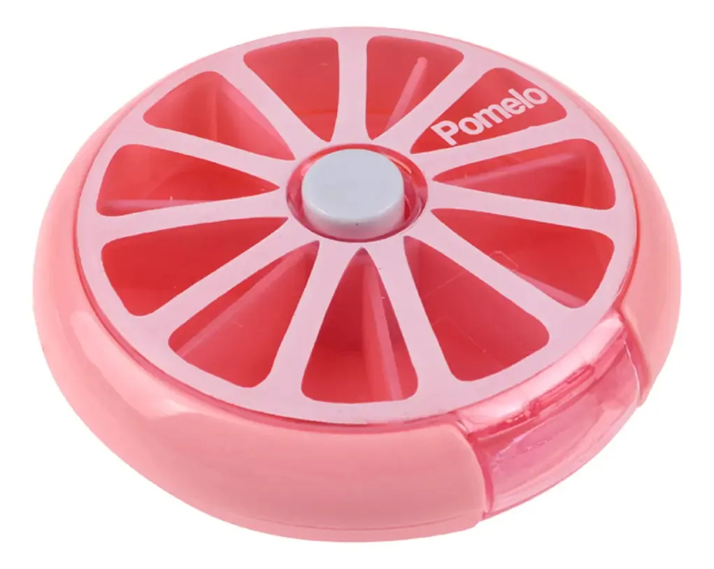 Porta Comprimidos Semanal Não Esqueça Seus Remédios Cor Rosa