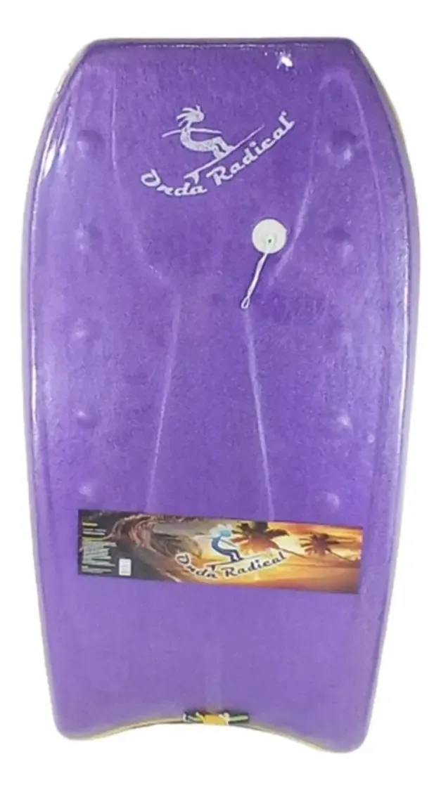 Pranchinha Prancha Nataçao Boia Infantil Praia 58cm X 36cm Cor Violeta