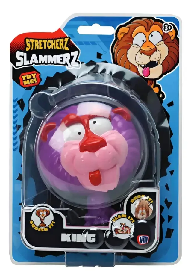 Boneco elástico Stretcherz Slammerz King Purple